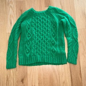 Crewcuts Green Girls Sweater Size 10